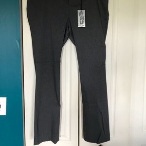 Straight Leg Pant-Heather Grey